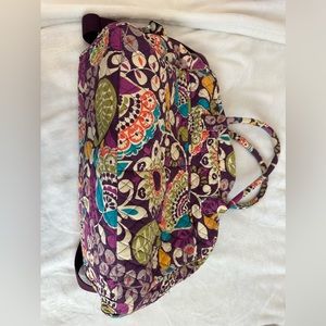 vera bradley duffel bag  “ plum crazy”